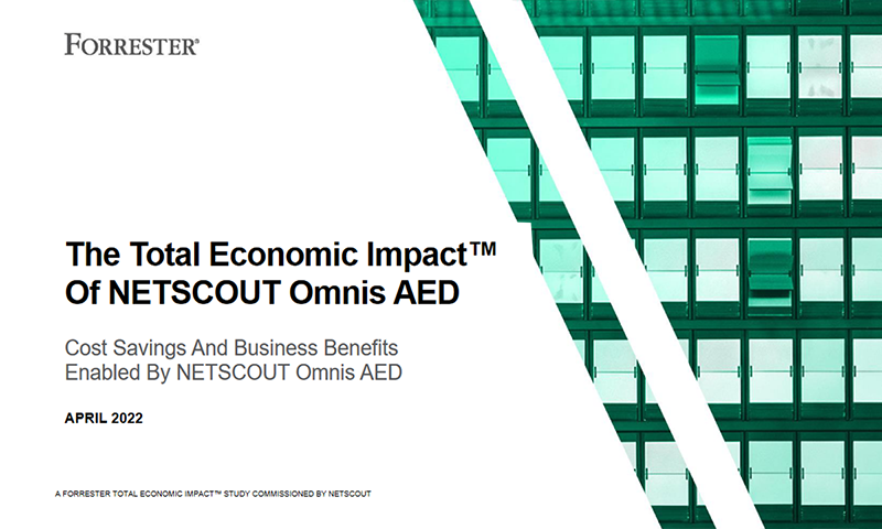 The Total Economic Impact™ of NETSCOUT Omnis AED