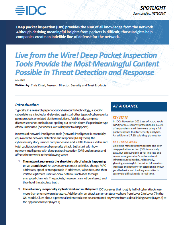The Humble Packet – Powerful Content for Threat Detection and Response