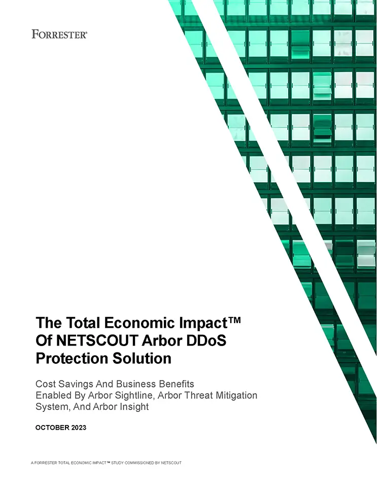 Document thumbnail: The Total Economic Impact of Arbor DDoS Protection Solution