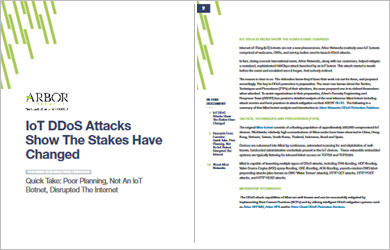 IoT DDoS Attacks Show the Stakes Have Changed