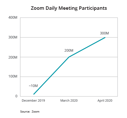 Zoom Daily Meeting Participants - Chart