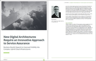 New Digital Architectures Require an Innovative Approach to Service Assurance