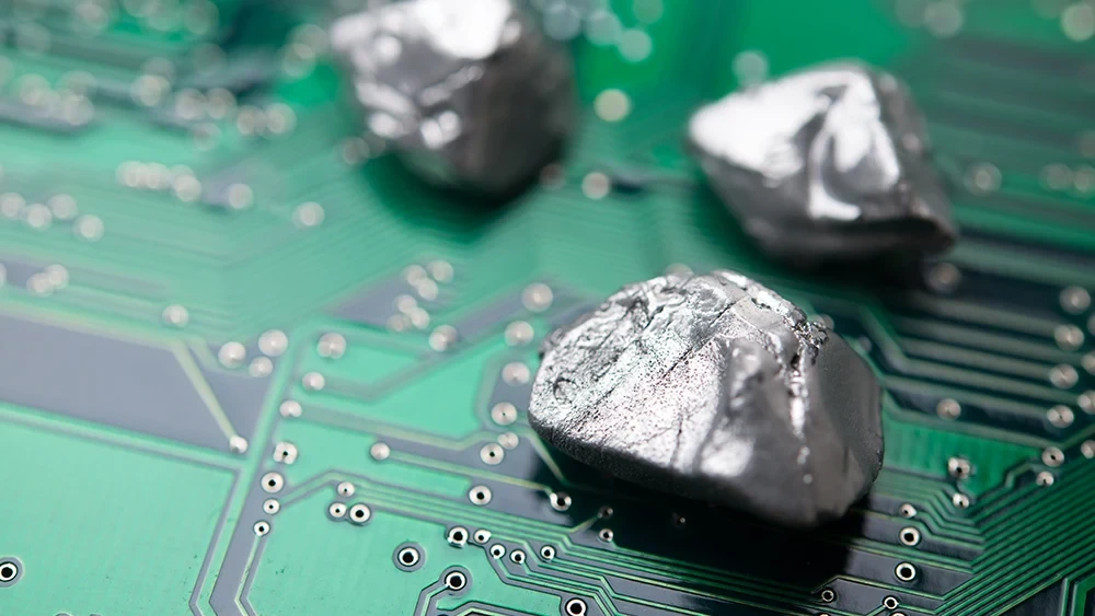 Metal chunks on CPU board