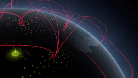 Visualization of Threat Movement At Global Scale