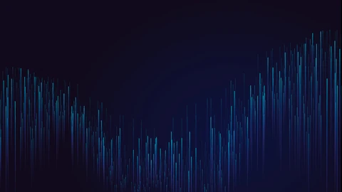 abstract dark and light blue lines