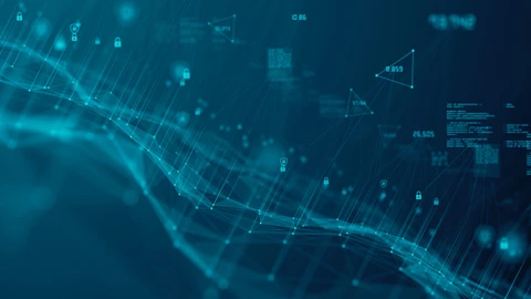 Spotlight Performance with blue background and locks