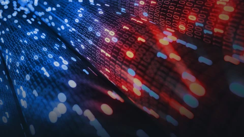 dark background with blue and red and numbers listed