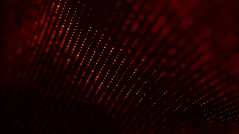 Black Background with red florescent dots 
