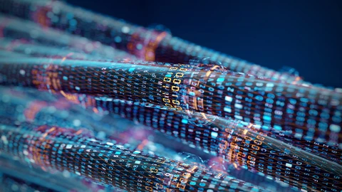 translucent cables with digital data