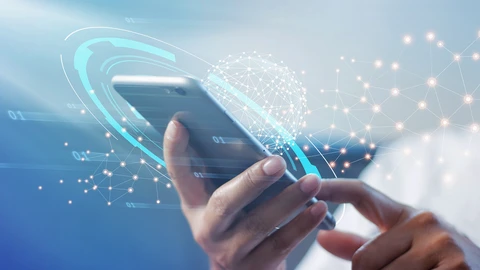 person hands holding cell phone