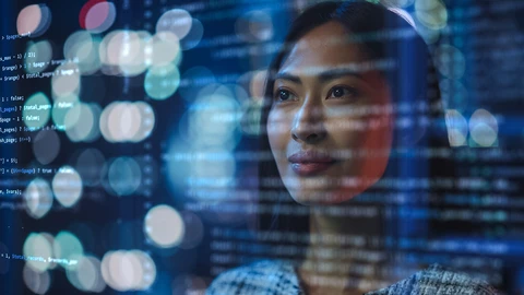 Woman Transforming AIOps