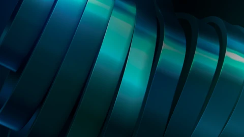 Dark blue waves on black background