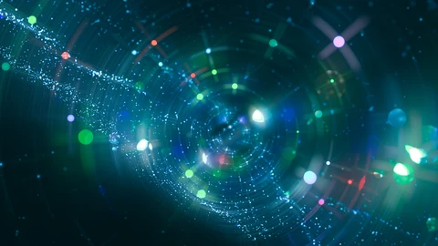 Black background celestial glimmers