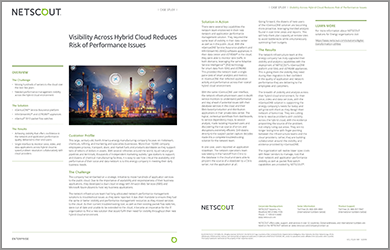 Visibility Across Hybrid Cloud Reduces Risk of Performance Issues