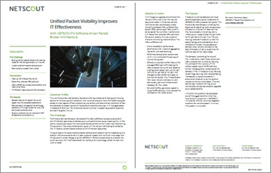 Case Study: Financial Services Company Improves IT Effectiveness