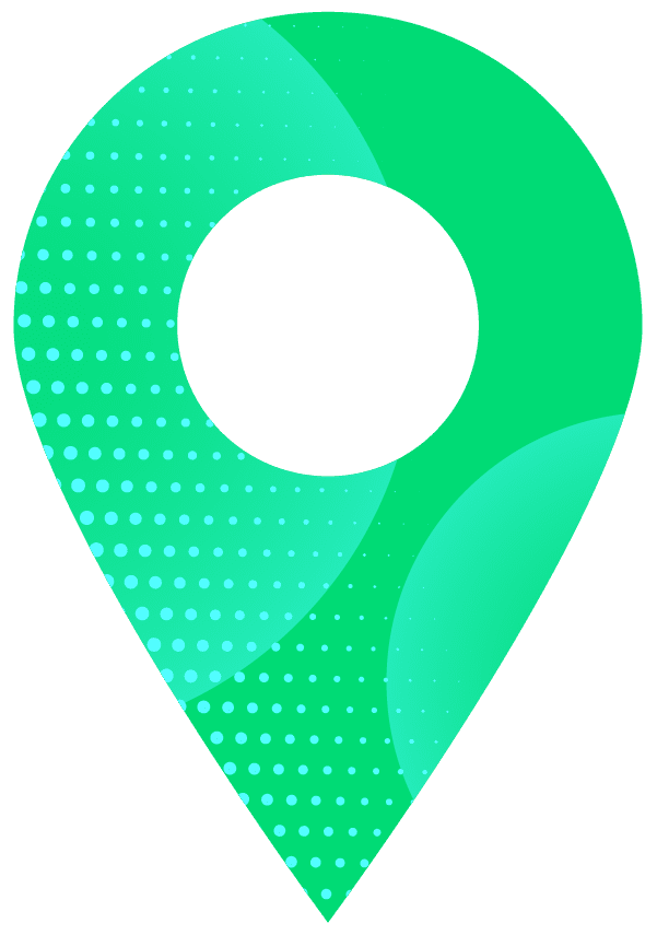 green location marker